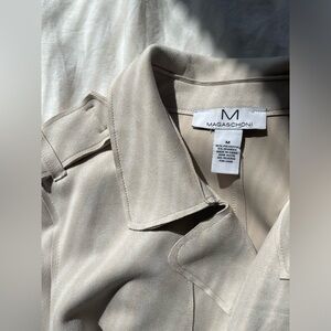 Magaschoni Cream/Beige Trench Coat